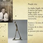 Dall'uomo che cammina di alberto Giacometti ad una poesia di Fabio